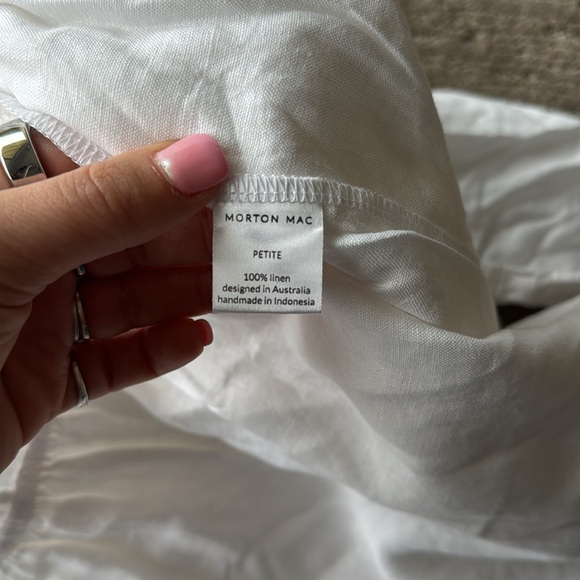 Morton Mac Dalia Dress in White - Picture 11 of 12